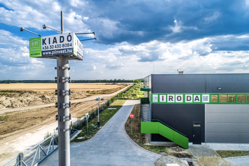 Az APCT Condo ipari és logisztikai park Maglódon, légifotó